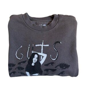 Olivia Rodrigo Guts Graphic Sweatshirt (Grey) - Size Large